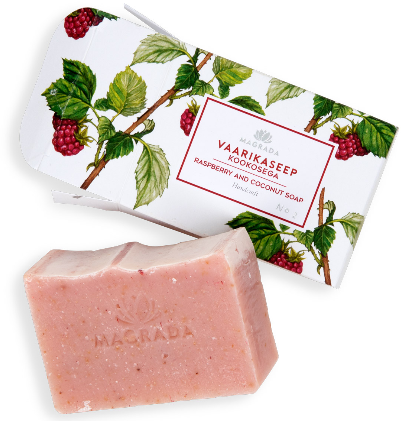 Magrada Organic Raspberry And Coconut Soap-0