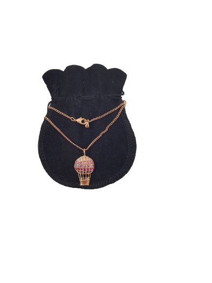 Hot Air Balloon Necklace by GoPurpose-1090
