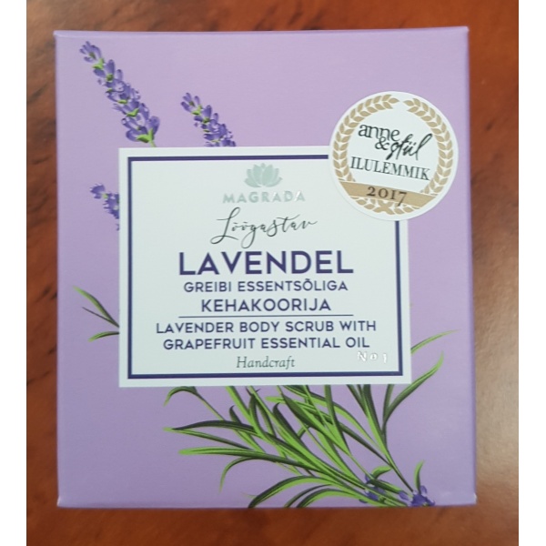 Lavender Body Scrub with Grapefruit Essential Oil-1831