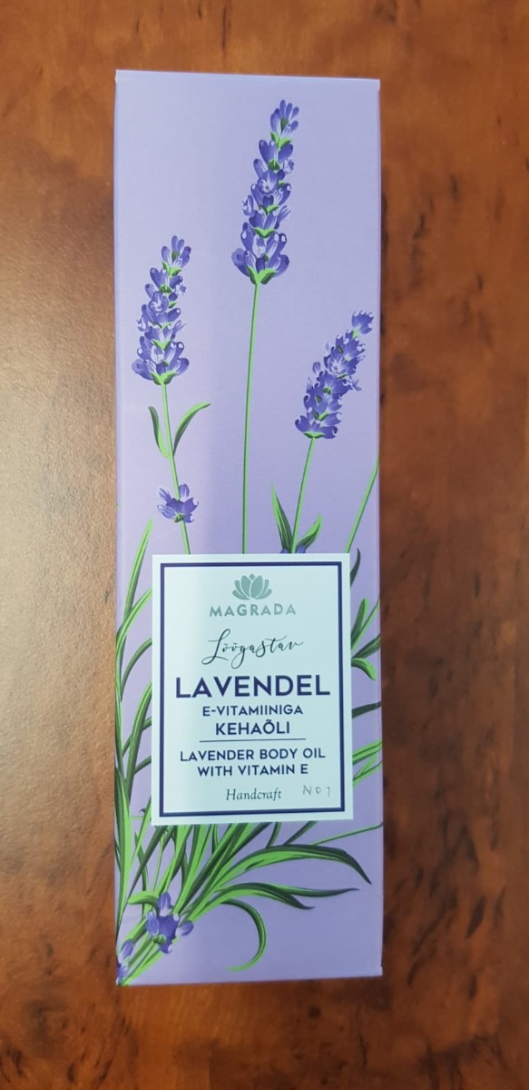 Lavender Body Oil with Vitamin E-1832